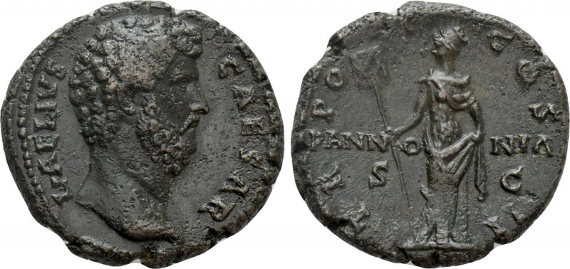 AELIUS (Caesar, 136-138). As or Duopndius. Rome. 

Obv: L AELIVS CAESAR. 
Bar...