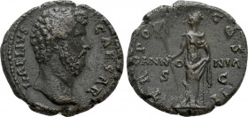 AELIUS (Caesar, 136-138). As or Duopndius. Rome