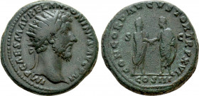 MARCUS AURELIUS (161-180). Dupondius. Rome