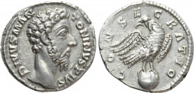 DIVUS MARCUS AURELIUS (Died 180). Denarius. Rome