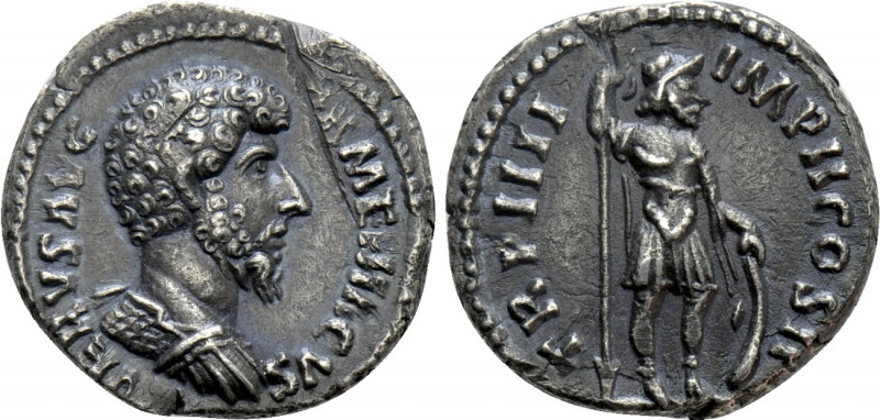 LUCIUS VERUS (161-169). Denarius. Rome. 

Obv: L VERVS AVG ARMENIACVS. 
Bare-...