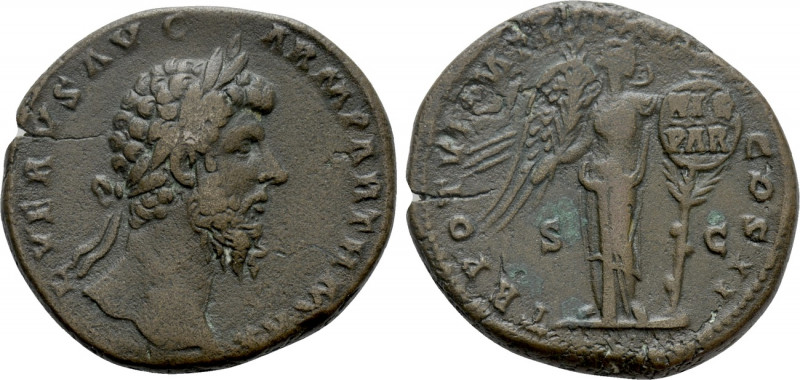 LUCIUS VERUS (161-169). Sestertius. Rome. 

Obv: L VERVS AVG ARM PARTH MAX. 
...