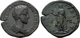 COMMODUS (Caesar, 166-177). As. Rome