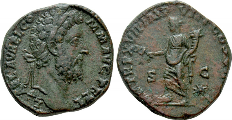 COMMODUS (177-192). Sestertius. Rome. 

Obv: L AEL AVREL COMM AVG P FEL. 
Lau...
