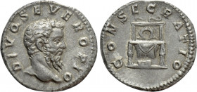 DIVUS SEPTIMIUS SEVERUS (Died 211). Denarius. Rome