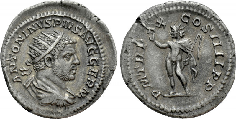 CARACALLA (198-217). Antoninianus. Rome. 

Obv: ANTONINVS PIVS AVG GERM. 
Rad...