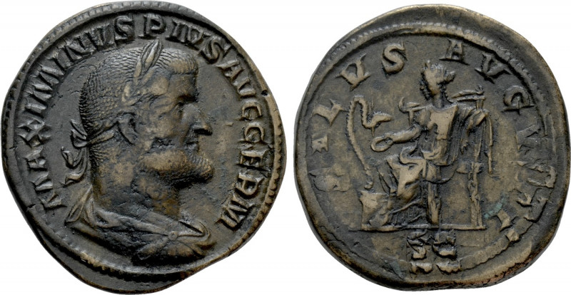 MAXIMINUS THRAX (235-238). Sestertius. Rome. 

Obv: MAXIMINVS PIVS AVG GERM. ...