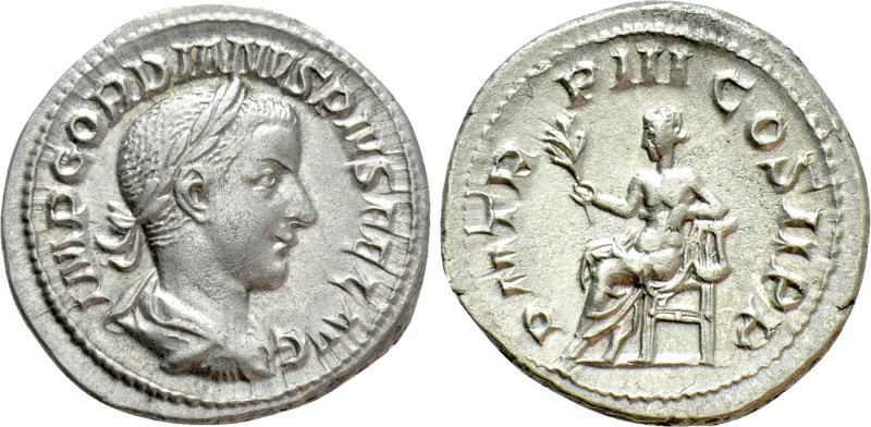 GORDIAN III (238-244). Denarius. Rome. 

Obv: IMP GORDIANVS PIVS FEL AVG. 
La...