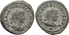 AURELIAN with VABALATHUS (270-275). Antoninianus. Antioch