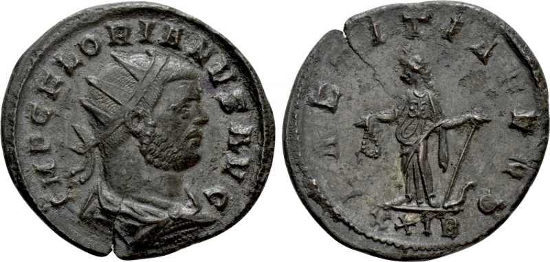 FLORIANUS (276). Antoninianus. Rome. 

Obv: IMP C FLORIANVS AVG. 
Radiate, dr...