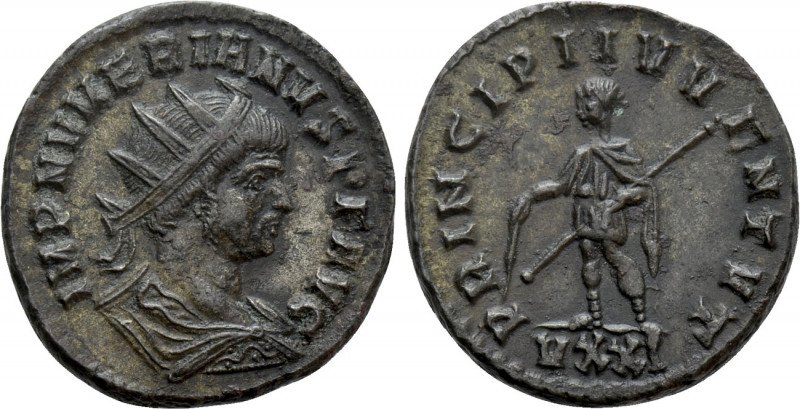 NUMERIAN (283-284). Antoninianus. Ticinum. 

Obv: IMP NVMERIANVS P F AVG. 
Ra...