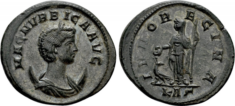 MAGNIA URBICA (Augusta, 283-285). Antoninianus. Rome. 

Obv: MAGN URBICA AVG. ...