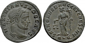GALERIUS MAXIMIANUS (Caesar, 293-305). Follis. Rome