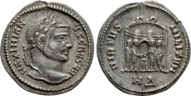 GALERIUS MAXIMIANUS (293-305). Argenteus. Heraclea