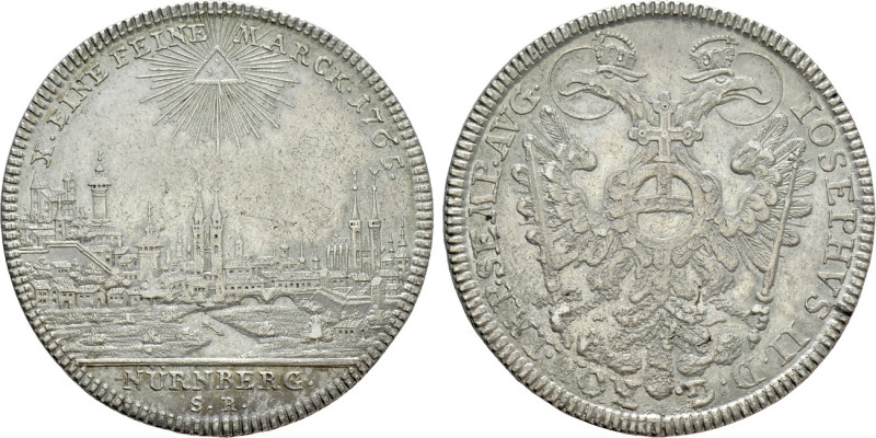 GERMANY. Nürnberg. Taler (1765). In the name of Joseph II. 

Obv: X EINE FEINE...