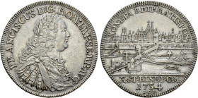 GERMANY. Regensburg. Franz I (1745-1765). Konventionstaler (1754-ICB)