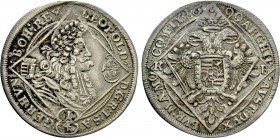 HOLY ROMAN EMPIRE. Leopold I (1657-1705). 1/4 Taler (1699). Kremnitz