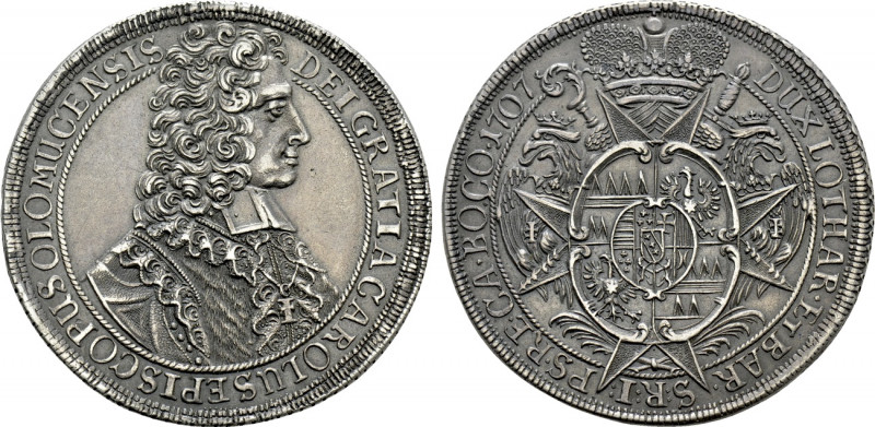 HOLY ROMAN EMPIRE. Olmütz. Karl III (1695-1711). Taler (1707). 

Obv: DEI GRAT...