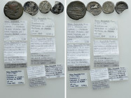 4 Coins of the Roman Republican Coins