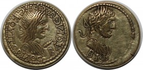 Griechische Münzen, BOSPORUS. Regnum Bosporanum. Rheskuporis II. (211/212-226/227). Stater Jahr 512 = 215-216 n. Chr, BACIΛEWC PHCKOYΠOPIΔOC, Büste de...