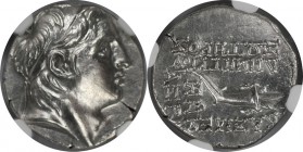 Griechische Münzen, SELEUCIA. Demetrius I Soter (162-150 v. Chr). AR Drachme (4.01 gm) Antioch, datiert SE 161 (152/1 v. Chr.). Diademed Kopf des Deme...