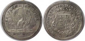 (99) Altdeutsche Münzen und Medaillen, HOHENLOHE - SCHILLINGSFÜRST, GRAFSCHAFT, SEIT 1744 FÜRSTENTUM. Ludwig Gustav (1635-1697). Reichstaler 1696, Nür...