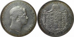 Altdeutsche Münzen und Medaillen, BRANDENBURG IN PREUSSEN. Friedrich Wilhelm IV. (1840-1861). Vereinsdoppeltaler 1843 A, Silber. Jaeger 74. Thun 258. ...