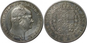 Altdeutsche Münzen und Medaillen, BRANDENBURG IN PREUSSEN. Friedrich Wilhelm IV. (1840-1861). Vereinstaler 1855 A, Silber. Jaeger 80. Thun 260. AKS 76...