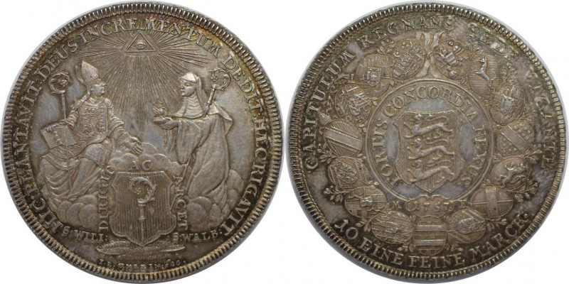 (66) Atdeutsche Münzen und Medaillen, EICHSTÄTT. BISTUM. Sedisvakanz 1757. Konv....