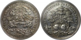 Altdeutsche Münzen und Medaillen, HAMBURG. Freie Stadt. Medaille ND (18. Jahrhundert), Silber. D=40mm. GPH-1159. PCGS SP-62