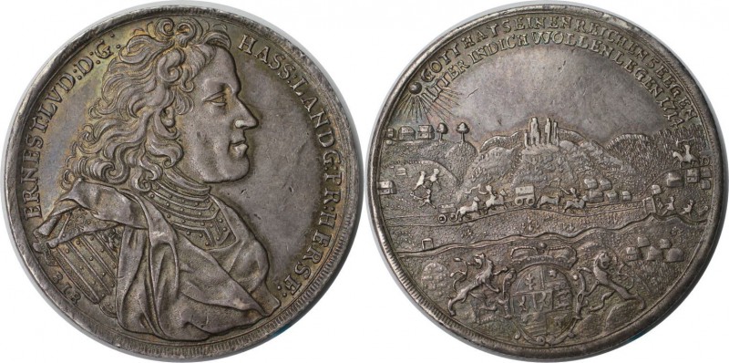 Altdeutsche Münzen und Medaillen, HESSEN - DARMSTADT. Ernst Ludwig (1678-1739). ...