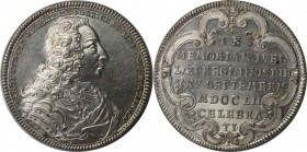 (98) Altdeutsche Münzen und Medaillen, HOHENLOHE-NEUENSTEIN-WEIKERSHEIM. Karl Ludwig (1708-1756). Feinsilbertaler 1752, Nürnberg, auf sein 50jähriges ...