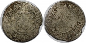 Altdeutsche Münzen und Medaillen, Minden-Bistum. Anton von Schauenburg (1587-1599). 1/24 Taler 1594, Silber. Schön