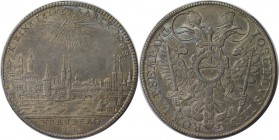 Altdeutsche Münzen und Medaillen, NÜRNBERG. Joseph II (1765-1790). Stadtansicht. Taler 1768, Silber. Schön 67. Vorzüglich-stempelglanz