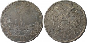 Altdeutsche Münzen und Medaillen, NÜRNBERG. Joseph II (1765-1790). Stadtansicht. Taler 1768, Silber. Schön 67. Fast Stempelglanz