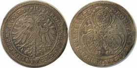 Altdeutsche Münzen und Medaillen, NÜRNBERG, Stadt. 1 Taler 1627, Silber. Dav. 5636. Vorzüglich, feine Patina