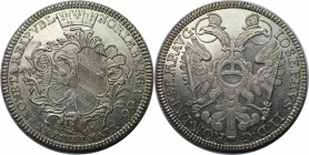 Altdeutsche Münzen und Medaillen, NÜRNBERG, Stadt mit Titel Joseph II.1/2 Taler 1766 SR, Silber. KM 355. Stempelglanz