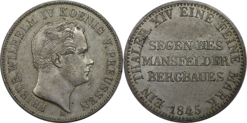 Altdeutsche Münzen und Medaillen, PREUßEN. Friedrich Wilhelm IV (1840-1861). Aus...