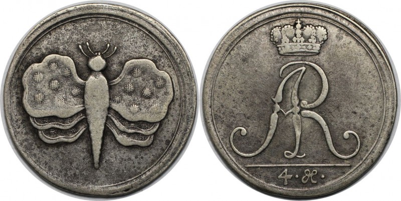 Altdeutsche Münzen und Medaillen, SACHSEN. Friedrich August I., 1694-1733 (Augus...