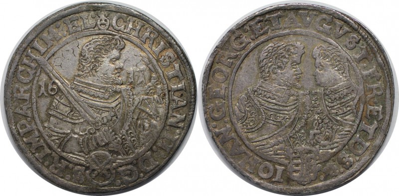 Altdeutsche Münzen und Medaillen, SACHSEN - ALBERTINE. Christian II, Johann Geor...