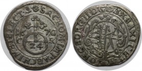 Altdeutsche Münzen und Medaillen, SACHSEN - ALBERTINE. Johann Georg II. (1656-1680). Groschen 1670 CR. KM 520 . Sehr schön+