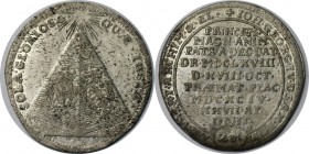 Altdeutsche Münzen und Medaillen, SACHSEN - ALBERTINE. Johann Georg IV. (1691-1694). Pyramide mit Schrift im Feldager. Sterbedoppelgroschen 1694, Silb...