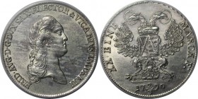 Altdeutsche Münzen und Medaillen, SACHSEN - ALBERTINE. Friedrich August III. (1763-1806). 2/3 Taler 1790 IEC, Silber. KM 1022 . ANACS AU-55
