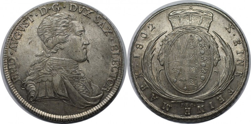 Altdeutsche Münzen und Medaillen, SACHSEN - ALBERTINE. Friedrich August III (176...