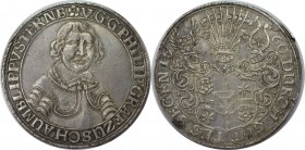 (111) Altdeutsche Münzen und Medaillen, SCHAUMBURG-LIPPE, GRAFSCHAFT, SEIT 1807 FÜRSTENTUM. Philipp I (1647-1681). Reichstaler 1660, Bückeburg, Brustb...