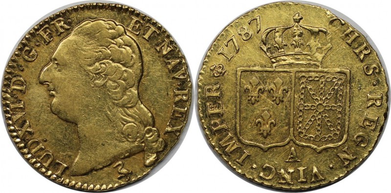 Europäische Münzen und Medaillen, Frankreich / France. Louis XVI. (1774-1793). L...