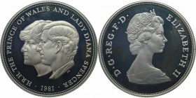 Europäische Münzen und Medaillen, Großbritannien / Vereinigtes Königreich / UK / United Kingdom. 25 New Pence 1981, Silber. KM 925a . Polierte Platte...
