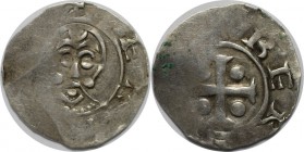 Europäische Münzen und Medaillen, Niederlande - Utrecht, Bistum. Bernold, 1027-1054. Denar, Deventer. Brustbild v. v.//Kreuz, in den Winkeln je eine K...