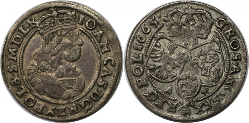 Europäische Münzen und Medaillen, Polen / Poland. Johann Kasimir (1649 - 1668). ...