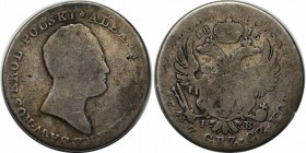 Europäische Münzen und Medaillen, Polen / Poland. Alexander I. von Rußland (1801-1825). 5 Zloty 1816, Silber. Bitkin 825. Schön